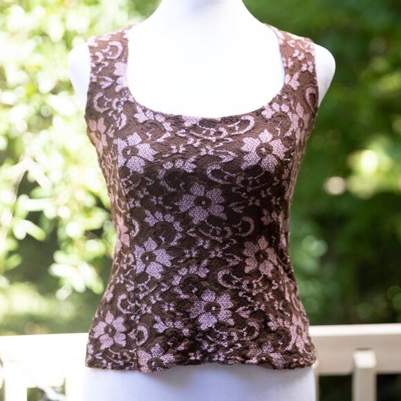 Unbranded Women's Brown and Pink Blouse - Picture 1 of 3